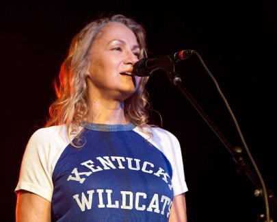 NASHVILLE, TN - SEPTEMBER 18:  Joan Osborne of Trigger Hippy performs at The Cannery Ballroom on September 18, 2014 in Nashville, Tennessee.  (Photo by Erika Goldring/Getty Images for Americana Music)